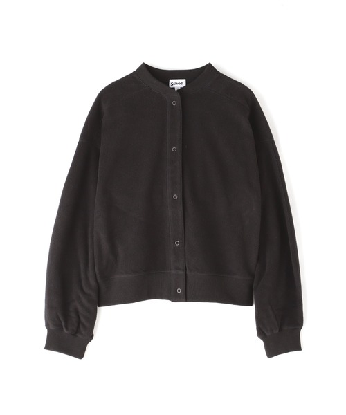 schott(ショット)の「【直営店限定】Schott/ショット/WOMEN'S SHORT FREEZE JACKET/レディース ショートフリースジャケット(その他アウター・レディース・アイボリー/ブラック/エンジ・F)」の3枚目の写真