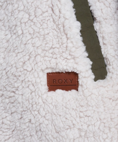 ROXY（ロキシー）の「HOLIDAY/ロキシーノーカラーリバーシブルボアブルゾン（ブルゾン・レディース・ブラック/ナチュラル/ベージュ・LARGE/MEDIUM/SMALL）」の15枚目の写真