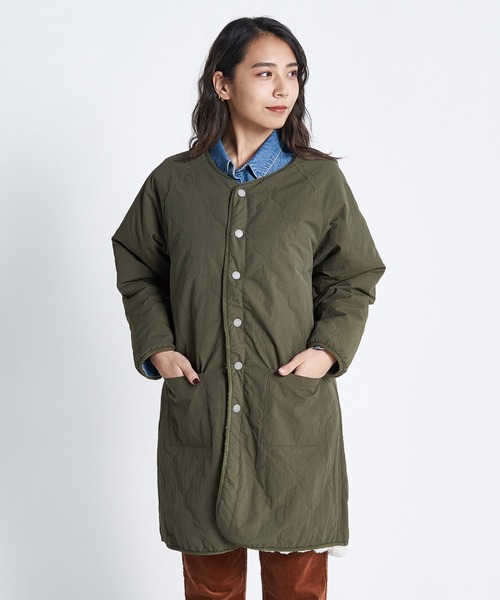 ROXY（ロキシー）の「HOLIDAY/ロキシーノーカラーリバーシブルボアブルゾン（ブルゾン・レディース・ブラック/ナチュラル/ベージュ・LARGE/MEDIUM/SMALL）」の17枚目の写真