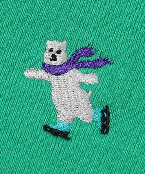 coen(コーエン)の「ワンポイント刺繍ウィンターベア裏起毛クルーネックスウェット(WEB限定カラー)(スウェット・メンズ・ケリー/ブラック/ホワイト/モカ/ライトグレー/ネイビー・M/L/XL/S)」の13枚目の写真