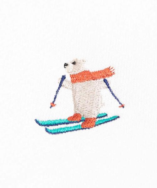 coen(コーエン)の「ワンポイント刺繍ウィンターベア裏起毛クルーネックスウェット(WEB限定カラー)(スウェット・メンズ・ケリー/ブラック/ホワイト/モカ/ライトグレー/ネイビー・M/L/XL/S)」の15枚目の写真