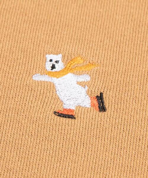 coen(コーエン)の「ワンポイント刺繍ウィンターベア裏起毛クルーネックスウェット(WEB限定カラー)(スウェット・メンズ・ケリー/ブラック/ホワイト/モカ/ライトグレー/ネイビー・M/L/XL/S)」の17枚目の写真
