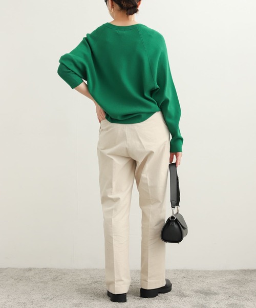 URBAN RESEARCH DOORS（アーバンリサーチドアーズ）の「コーデュロイストレートトラウザー（その他パンツ・レディース・ブラウン/アイボリー/ベージュ・MEDIUM/SMALL）」の7枚目の写真