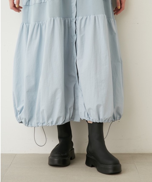 emmi（エミ）の「【emmi atelier】バルーン裾ワンピース