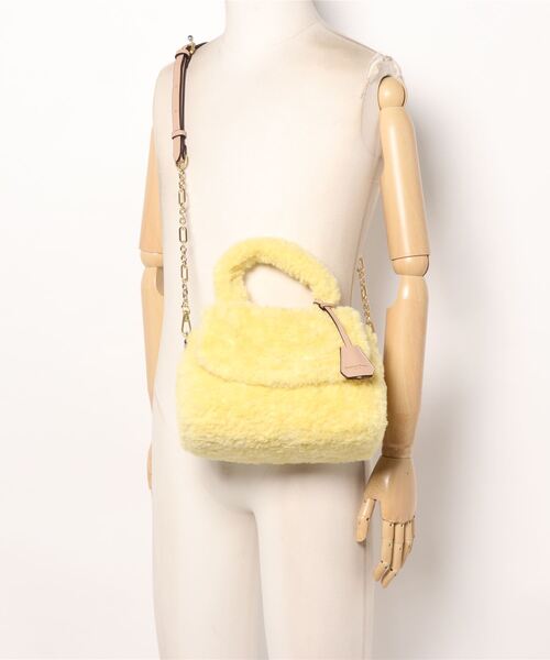 Samantha Thavasa(サマンサタバサ)の「ソフトファー ハンドバッグ(ハンドバッグ・レディース・その他1/グレイッシュベージュ/イエロー/ブラウン/ライトブルー・FREE)」の10枚目の写真