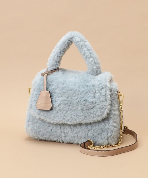 Samantha Thavasa(サマンサタバサ)の「ソフトファー ハンドバッグ(ハンドバッグ・レディース・その他1/グレイッシュベージュ/イエロー/ブラウン/ライトブルー・FREE)」の14枚目の写真