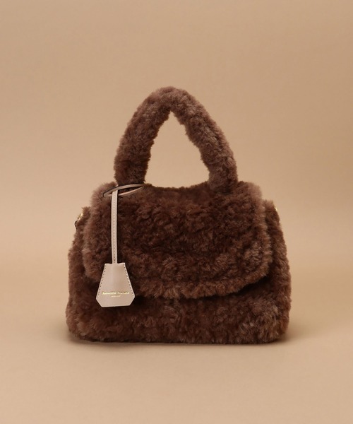 Samantha Thavasa(サマンサタバサ)の「ソフトファー ハンドバッグ(ハンドバッグ・レディース・その他1/グレイッシュベージュ/イエロー/ブラウン/ライトブルー・FREE)」の21枚目の写真