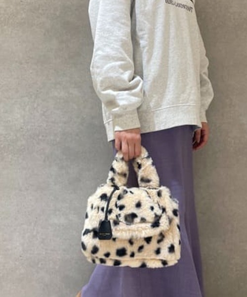 Samantha Thavasa(サマンサタバサ)の「ソフトファー ハンドバッグ(ハンドバッグ・レディース・その他1/グレイッシュベージュ/イエロー/ブラウン/ライトブルー・FREE)」の20枚目の写真