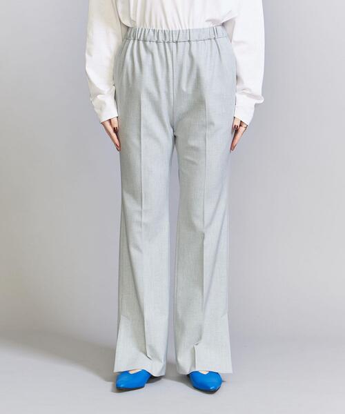 BEAUTY&YOUTH UNITED ARROWS（ビューティーアンドユースユナイテッドアローズ）の「ツイル フレア パンツ -ウォッシャブル-（その他パンツ・レディース・ブラック/グレー/ホワイト・S/M）」の4枚目の写真