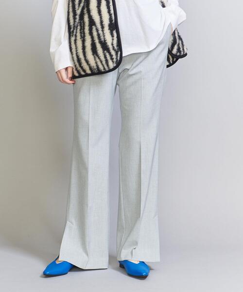 BEAUTY&YOUTH UNITED ARROWS（ビューティーアンドユースユナイテッドアローズ）の「ツイル フレア パンツ -ウォッシャブル-（その他パンツ・レディース・ブラック/グレー/ホワイト・S/M）」の8枚目の写真