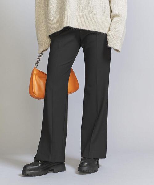 BEAUTY&YOUTH UNITED ARROWS（ビューティーアンドユースユナイテッドアローズ）の「ツイル フレア パンツ -ウォッシャブル-（その他パンツ・レディース・ブラック/グレー/ホワイト・S/M）」の12枚目の写真