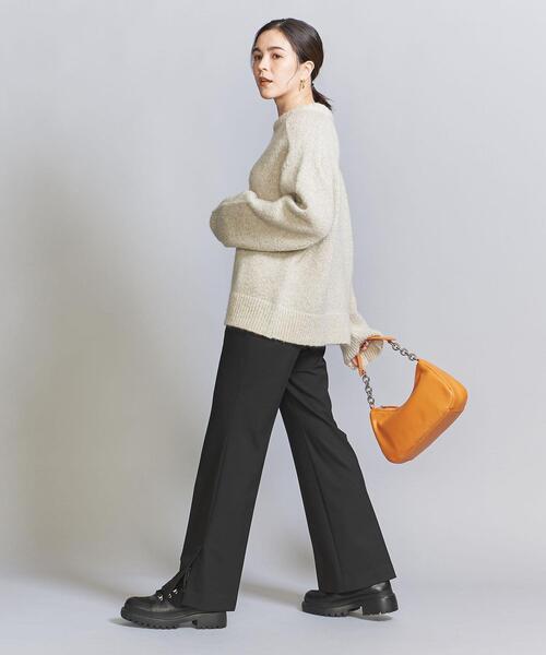 BEAUTY&YOUTH UNITED ARROWS（ビューティーアンドユースユナイテッドアローズ）の「ツイル フレア パンツ -ウォッシャブル-（その他パンツ・レディース・ブラック/グレー/ホワイト・S/M）」の14枚目の写真