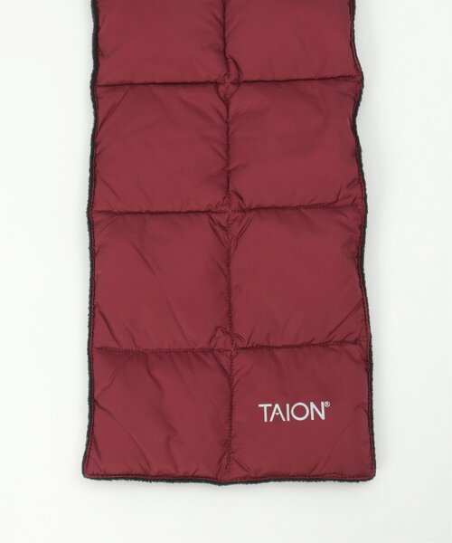 TAION(タイオン)の「TAION タイオン ダウンマフラー(マフラー・メンズ・オリーブ/キャメル/グレー/オフホワイト/ワイン/ブルー/ネイビー/ブラック・FREE)」の12枚目の写真
