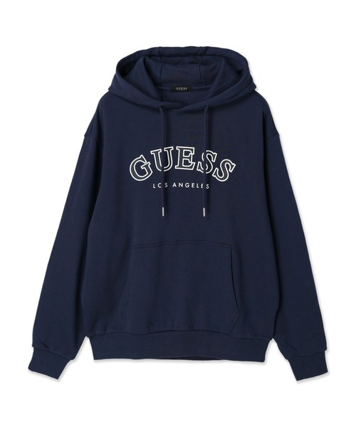 Guess（ゲス）の「Logo Hoodie（パーカー・メンズ・ブラック/グレー/ネイビー・SMALL/MEDIUM/LARGE/X-LARGE）」の3枚目の写真