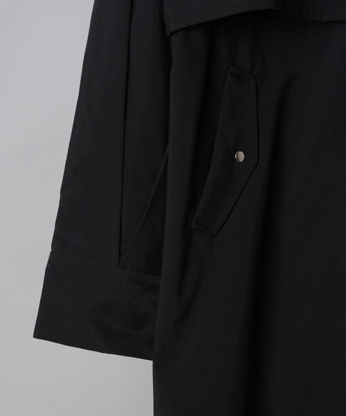 ottilie（オティーリエ）の「【 ottilie / オティーリエ 】 トレンチ風マウンテンロングフーディーコート（トレンチコート・レディース・ネイビー/ブラック/グレイッシュベージュ/カーキ・FREE）」の16枚目の写真