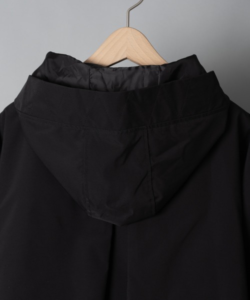 ottilie（オティーリエ）の「【 ottilie / オティーリエ 】 トレンチ風マウンテンロングフーディーコート（トレンチコート・レディース・ネイビー/ブラック/グレイッシュベージュ/カーキ・FREE）」の17枚目の写真