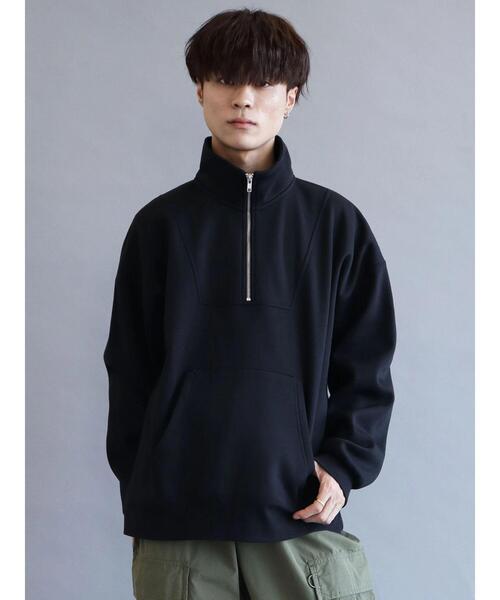 CRAFT STANDARD BOUTIQUE(クラフトスタンダードブティック)の「裏起毛ハーフZIPスウェット(スウェット・レディース・グレー系その他/アイボリー/ブラック/ブルー/ホワイト系その他・L/M/LL)」の18枚目の写真