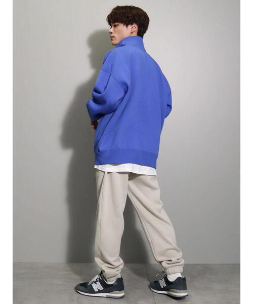 CRAFT STANDARD BOUTIQUE(クラフトスタンダードブティック)の「裏起毛ハーフZIPスウェット(スウェット・レディース・グレー系その他/アイボリー/ブラック/ブルー/ホワイト系その他・L/M/LL)」の12枚目の写真