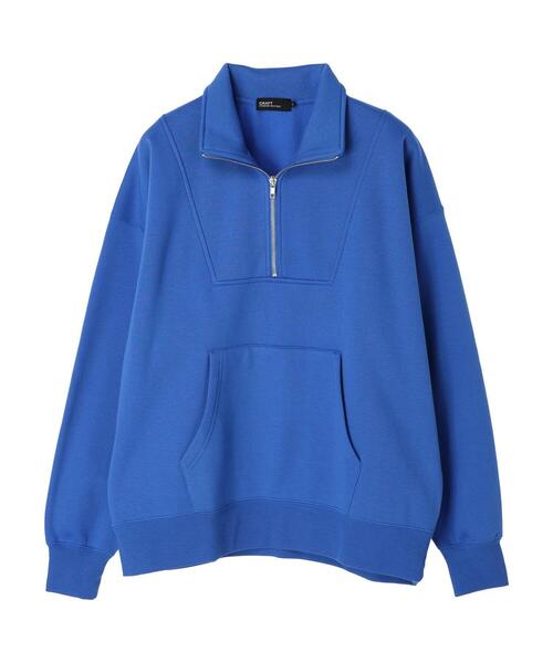CRAFT STANDARD BOUTIQUE(クラフトスタンダードブティック)の「裏起毛ハーフZIPスウェット(スウェット・レディース・グレー系その他/アイボリー/ブラック/ブルー/ホワイト系その他・L/M/LL)」の8枚目の写真