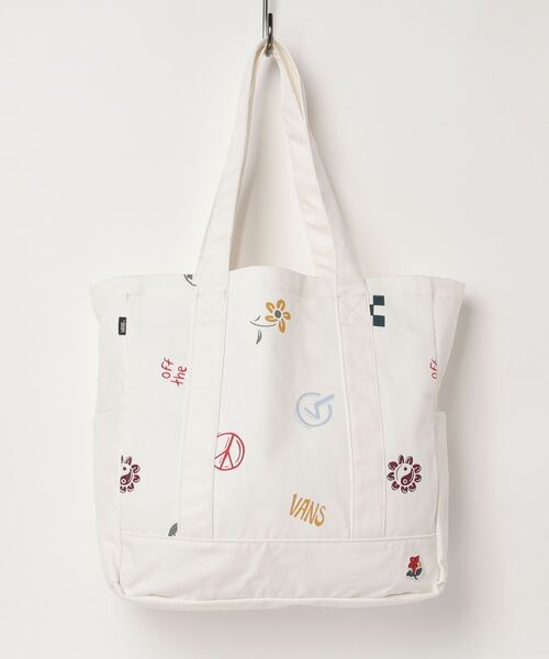 VANS(バンズ)の「【VANS】ヴァンズ N OUR HANDS TOTE IN OUR HANDS トートバック ショッピングバック VN0A7SCM(トートバッグ・レディース・ナチュラル・FREE)」の2枚目の写真