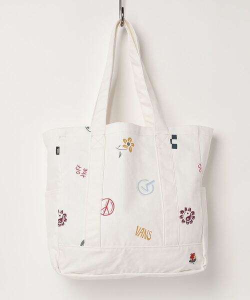 VANS(バンズ)の「【VANS】ヴァンズ N OUR HANDS TOTE IN OUR HANDS トートバック ショッピングバック VN0A7SCM(トートバッグ・レディース・ナチュラル・FREE)」の7枚目の写真