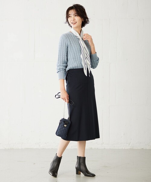 J.PRESS(ジェイプレス)の「【WEB限定】 2WAY パール スカーフ リング(リング・レディース・シルバー系/ゴールド系・F)」の7枚目の写真