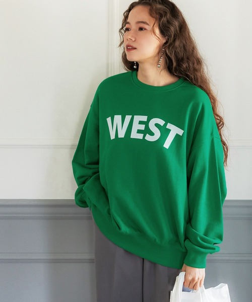 coca(coca)(コカ)の「アソートプリントロゴスウェット(スウェット・レディース・C/D/E/F/A/B/ホワイト/ピンク/ネイビー/グレー・M/L)」の10枚目の写真