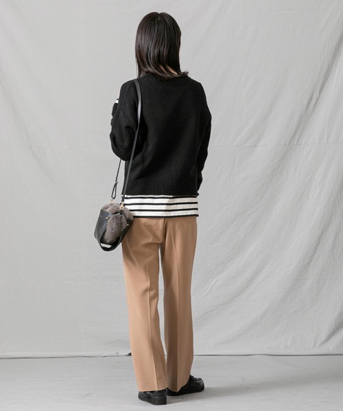 Torrazzo Donna マルチビジュークルーカーディガン レモンイエロー Torrazzo Donna マルチビジュークルーカーディガン レモン