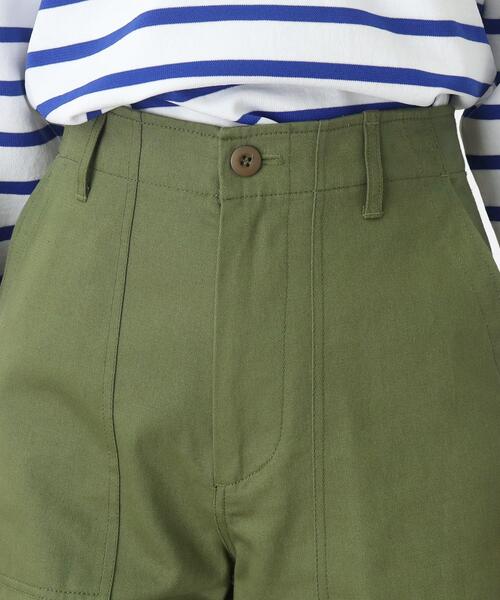 THE SHOP TK （ザ ショップ ティーケー ）の「◆ストレートシルエットベイカーパンツ（その他パンツ・レディース・レンガ/カーキ/オフホワイト・11/12/13）」の7枚目の写真