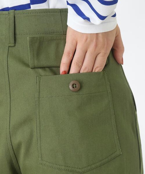 THE SHOP TK （ザ ショップ ティーケー ）の「◆ストレートシルエットベイカーパンツ（その他パンツ・レディース・レンガ/カーキ/オフホワイト・11/12/13）」の10枚目の写真