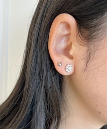 フラワーパールプチピアス