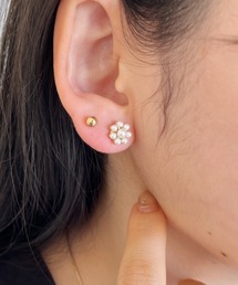 フラワーパールプチピアス