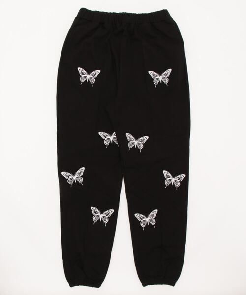 Chica(チカ)の「chica/チカ/パピヨンスウェットパンツ(スウェットパンツ・レディース・グレー/ブラック・F)」の7枚目の写真