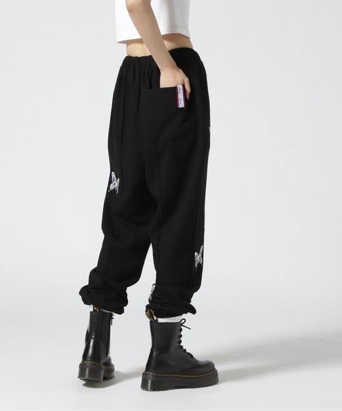 Chica(チカ)の「chica/チカ/パピヨンスウェットパンツ(スウェットパンツ・レディース・グレー/ブラック・F)」の5枚目の写真