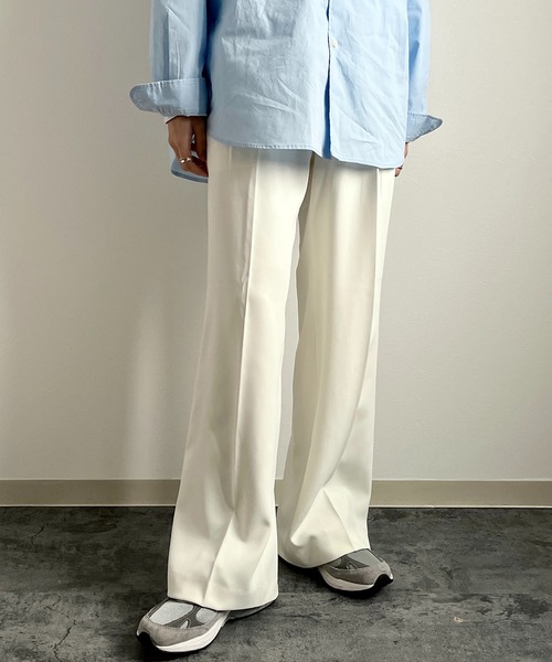 y/m(イム)の「カラーワイドパンツ(その他パンツ・メンズ・オフホワイト/マスタード/グリーン・XS/S/M/L/XL)」の5枚目の写真