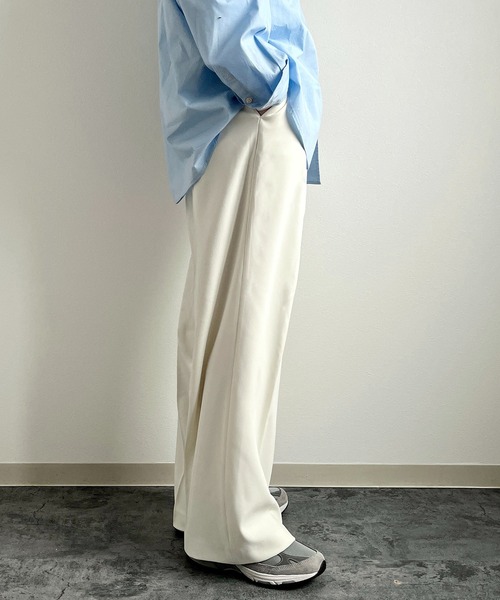 y/m(イム)の「カラーワイドパンツ(その他パンツ・メンズ・オフホワイト/マスタード/グリーン・XS/S/M/L/XL)」の7枚目の写真