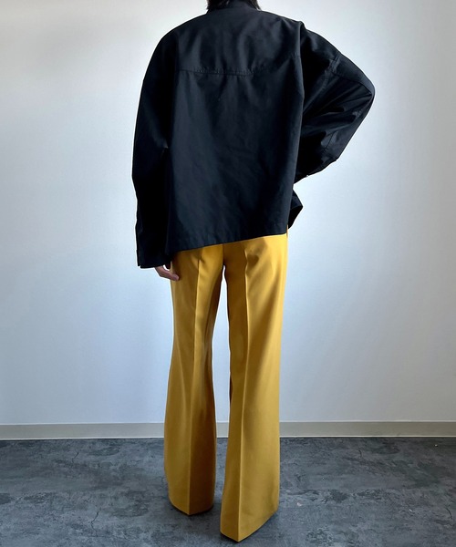 y/m(イム)の「カラーワイドパンツ(その他パンツ・メンズ・オフホワイト/マスタード/グリーン・XS/S/M/L/XL)」の22枚目の写真