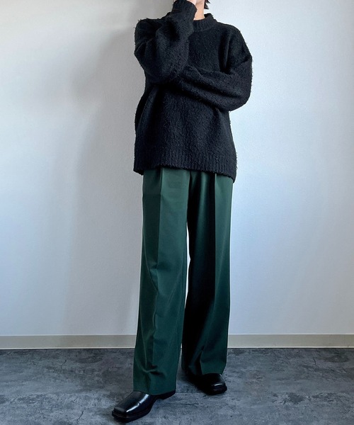 y/m(イム)の「カラーワイドパンツ(その他パンツ・メンズ・オフホワイト/マスタード/グリーン・XS/S/M/L/XL)」の9枚目の写真