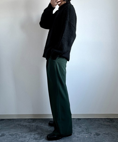 y/m(イム)の「カラーワイドパンツ(その他パンツ・メンズ・オフホワイト/マスタード/グリーン・XS/S/M/L/XL)」の10枚目の写真