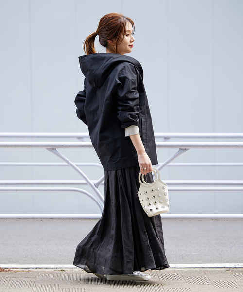 ジャーナルスタンダード グログランフードコート　ブラックＭ セール】《追加》グログランフードコート（その他アウター）｜JOURNAL