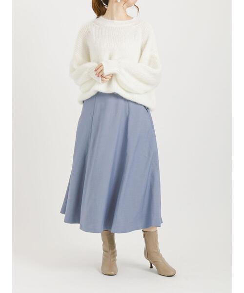 Te chichi（テチチ）の「前後2wayエアリーシャギーニット（ニット/セーター・レディース・オフホワイト/ピンク/グリーン・ﾌﾘ-）」の18枚目の写真