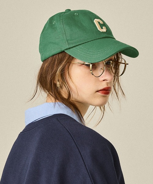 coca(coca)(コカ)の「刺繍コットンキャップ(キャップ・レディース・ブラック/アイボリー/ネイビー/グリーン・ONE SIZE)」の3枚目の写真