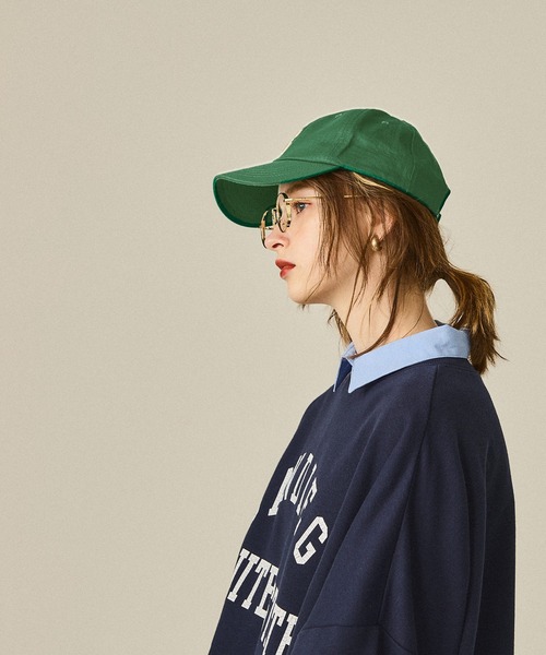 coca(coca)(コカ)の「刺繍コットンキャップ(キャップ・レディース・ブラック/アイボリー/ネイビー/グリーン・ONE SIZE)」の13枚目の写真