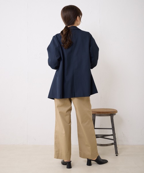 PUAL CE CIN（ピュアルセシン）の「チノストレッチストレートパンツ（チノパンツ・レディース・オフホワイト/ブラック/ベージュ/カーキ・FREE）」の18枚目の写真