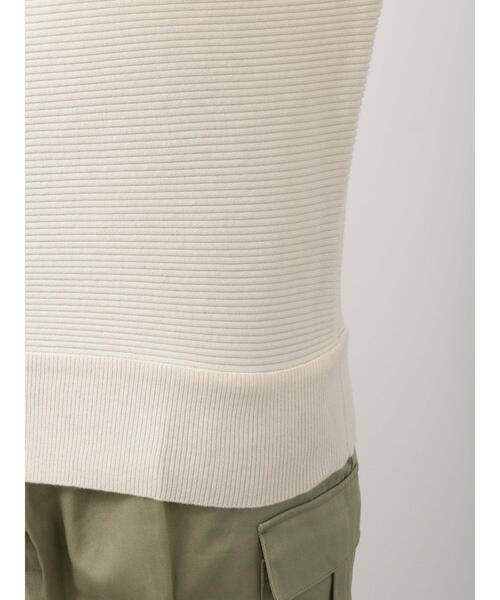 Te chichi TERRASSE（テチチテラス）の「横リブドルマンニット（ニット/セーター・レディース・イエロー/ブルー/オフホワイト/グレー・ﾌﾘ-）」の19枚目の写真