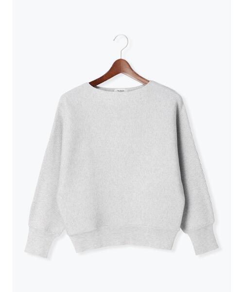 Te chichi TERRASSE（テチチテラス）の「横リブドルマンニット（ニット/セーター・レディース・イエロー/ブルー/オフホワイト/グレー・ﾌﾘ-）」の21枚目の写真