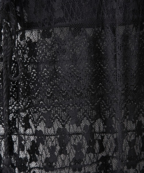 CIAOPANIC（チャオパニック）の「フード付きレースノースリーブワンピース（ワンピース・レディース・ブラック/オフホワイト・FREE）」の22枚目の写真
