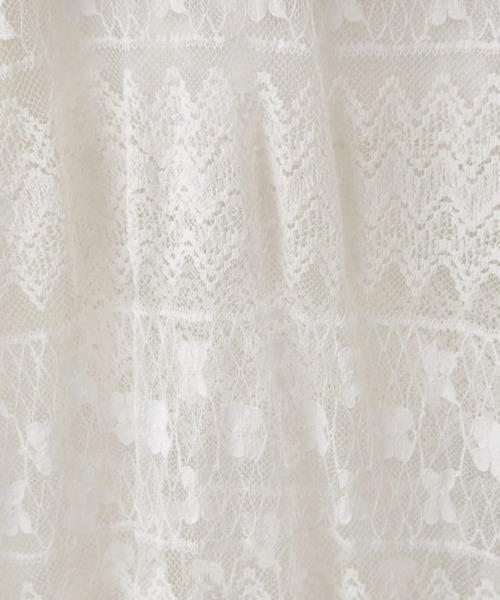 CIAOPANIC（チャオパニック）の「フード付きレースノースリーブワンピース（ワンピース・レディース・ブラック/オフホワイト・FREE）」の14枚目の写真