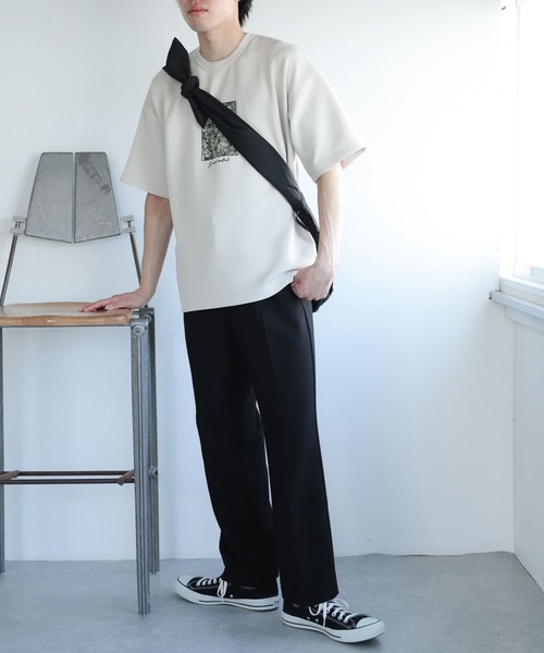 SENSE OF PLACE by URBAN RESEARCH(センスオブプレイスバイアーバンリサーチ)の「『別注』グラフィックアートTシャツ(5分袖)D(Tシャツ/カットソー・メンズ・ライトベージュ/ブラック/ホワイト・MEDIUM/LARGE)」の10枚目の写真