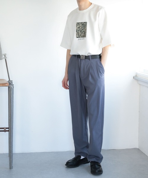 SENSE OF PLACE by URBAN RESEARCH(センスオブプレイスバイアーバンリサーチ)の「『別注』グラフィックアートTシャツ(5分袖)D(Tシャツ/カットソー・メンズ・ライトベージュ/ブラック/ホワイト・MEDIUM/LARGE)」の17枚目の写真
